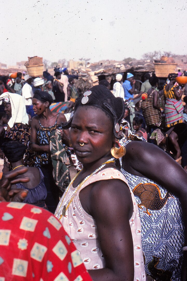 Fulbe woman at Sangha market, Mali 1992