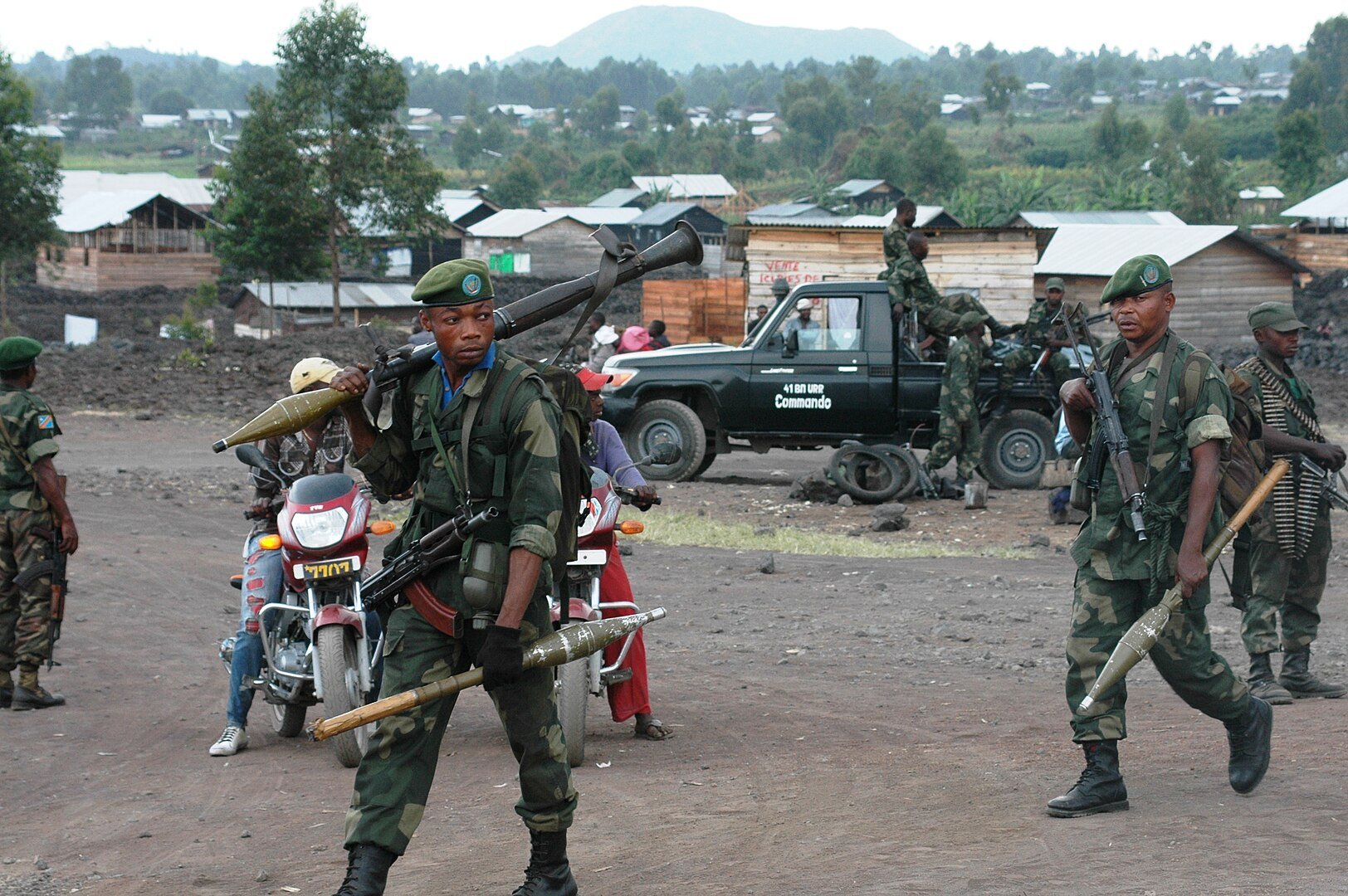 1624px FARDC and MONUSCO reinforce their presence in and around Goma following a second day 21 May 2013 of clashes between M23 and National troops. 8782972992