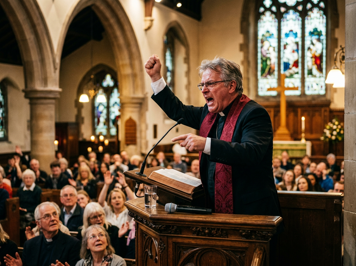 Mississippi pastor preaches 96 hours, claims record 1 A preacher preaching from the pulpit