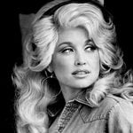 Publicity shot of American singer Dolly Parton, 1977