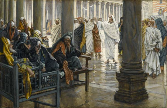Do not judge or you will too be judged (Matthew 7:1 - 7:6)- what Jesus tells us about judging others 1 James Tissot, Woe unto You, Scribes and Pharisees, Brooklyn Museum