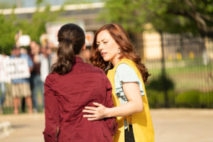 Movie still from anti-abortion movie Unplanned