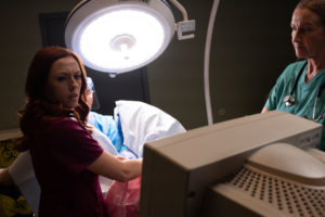 Movie still from anti-abortion movie Unplanned