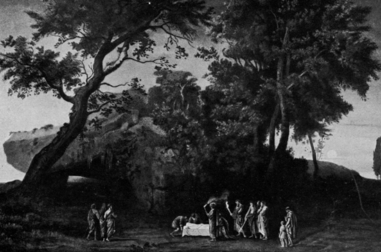 The death and burial of Abraham